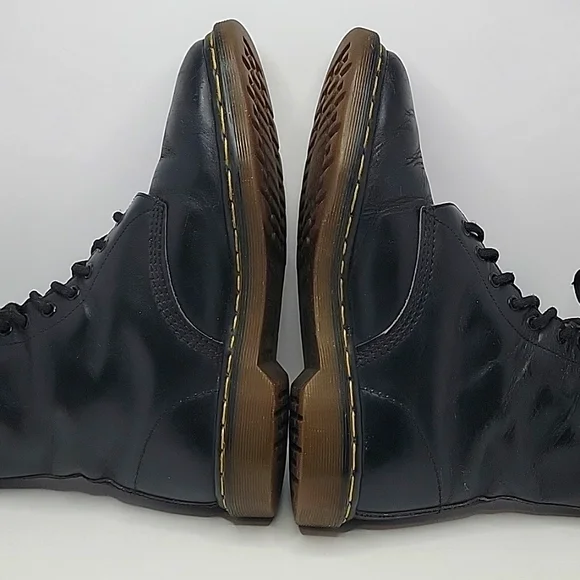 VTG Dr. Martens | 1460 distressed 10 hole black leather boots | MENS 9/10 - Picture 10 of 11
